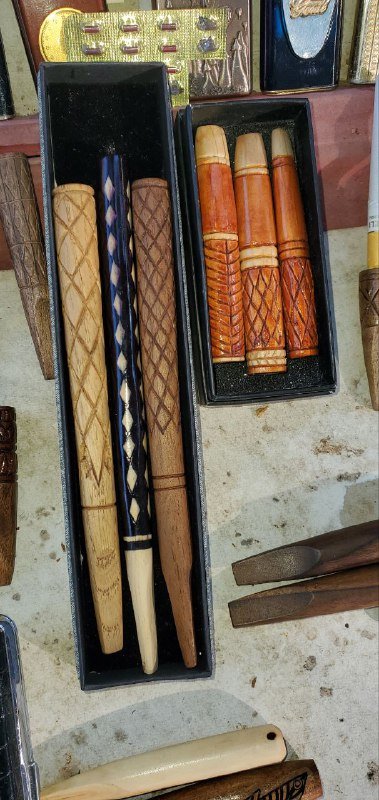 Мудштуки коллекционные деревянные изделия