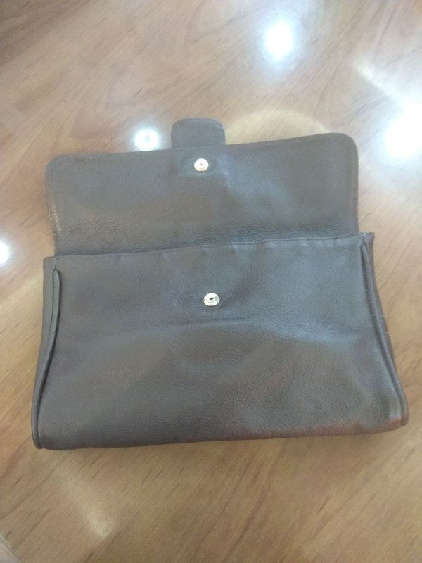 Сумка-клатч из натуральной кожи винтаж 80е 4