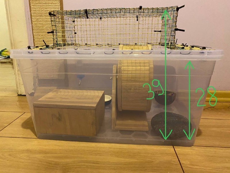 Дом-контейнер для хомячка с аксессуарами 2