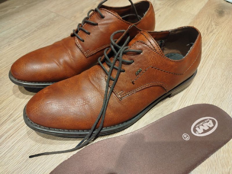 Коричневые кожаные туфли броги дерби размер 43 2