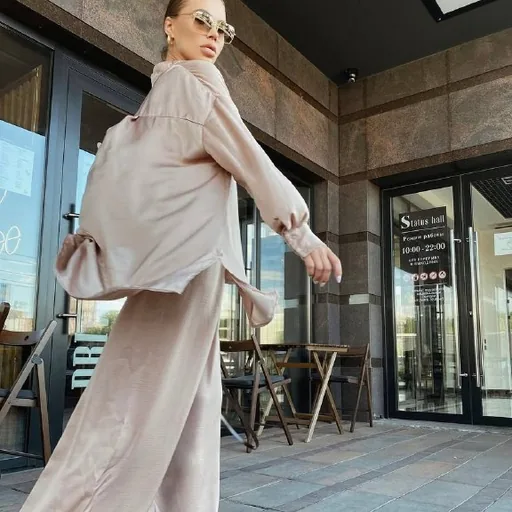 Костюм из натурального шелка 13Atelier