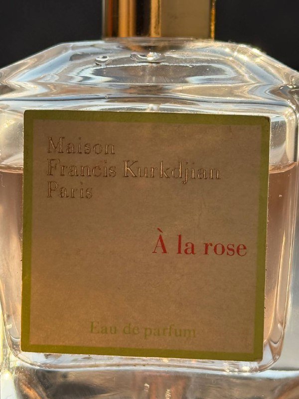 Парфюм Maison Francis Kurkdjian A la rose 70 мл 2