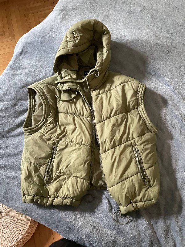 куртка с отстегивающимися рукавами жилетка Zara 4