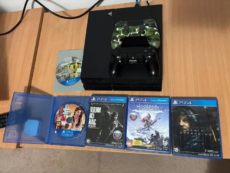 PS4 Fat 1 ТБ, HDMI-кабель, игры 1