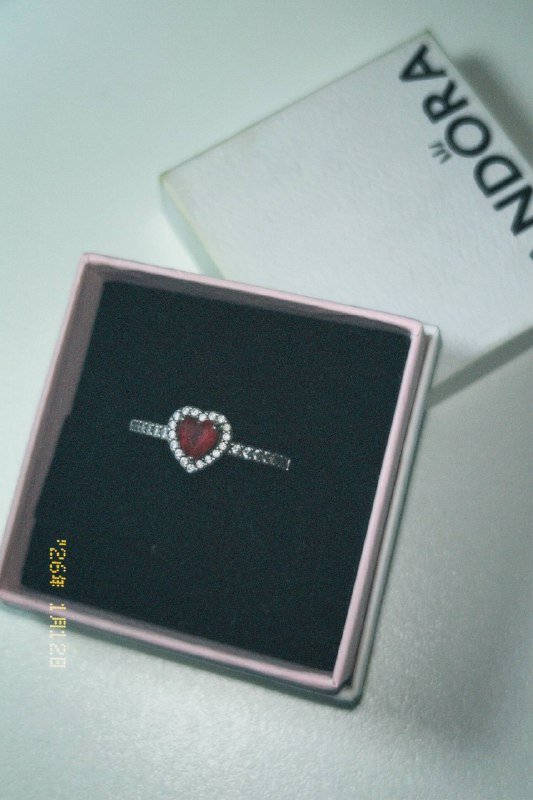 Кольцо Pandora heart ring серебро 925 размер 18 2