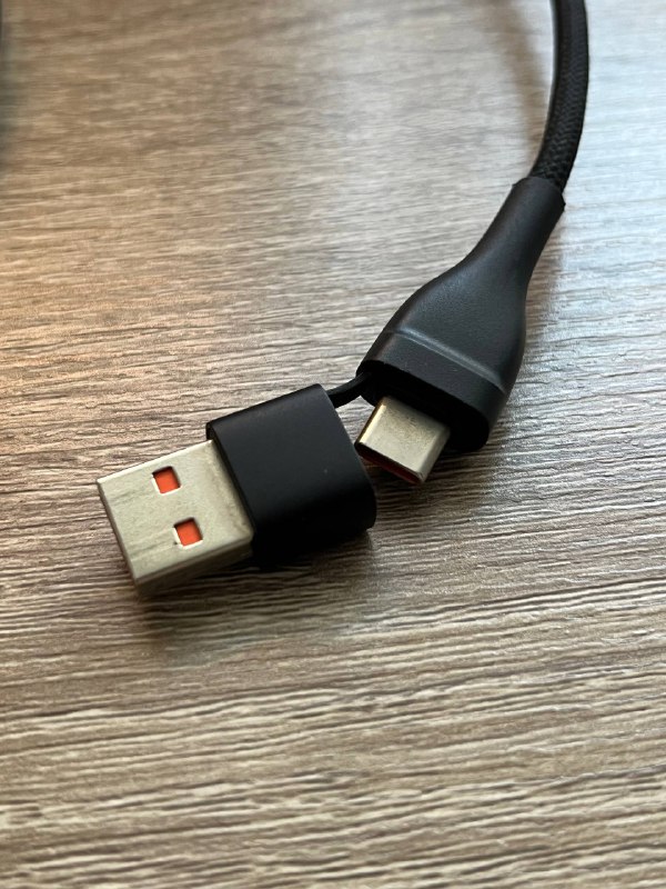 Зарядный кабель 3 в 1 USB-C MicroUSB Lightning 100w 3
