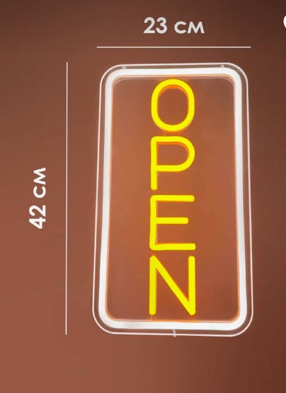 Светящаяся вывеска OPEN
