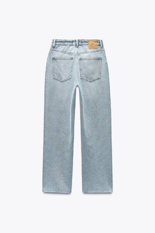 Прямые джинсы ZARA с высокой посадкой 4