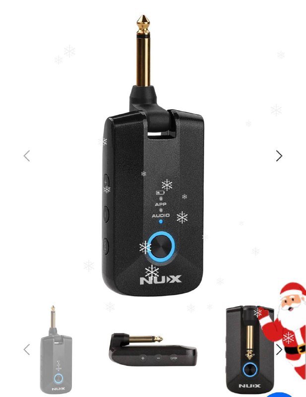 Портативный гитарный процессор nux mighty plug pro