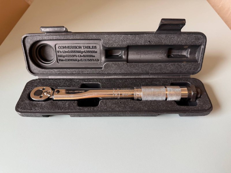 Ключ динамометрический 1/4" 5-24Нм Stels