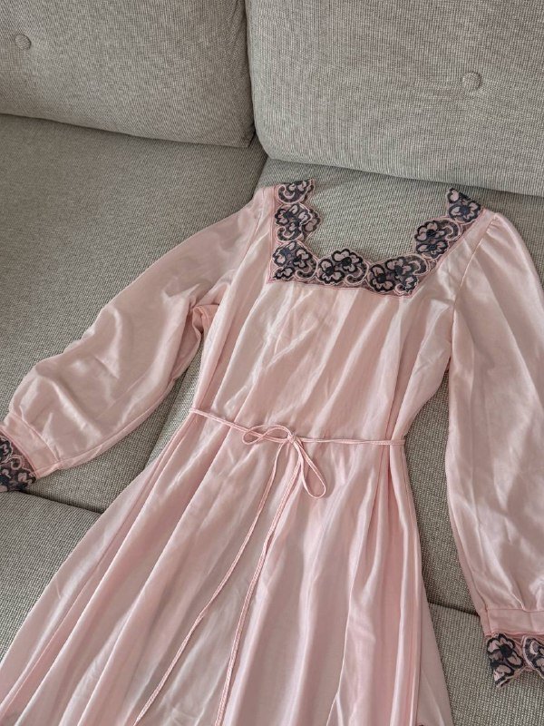 Винтажная ночнушка-платье женское 5