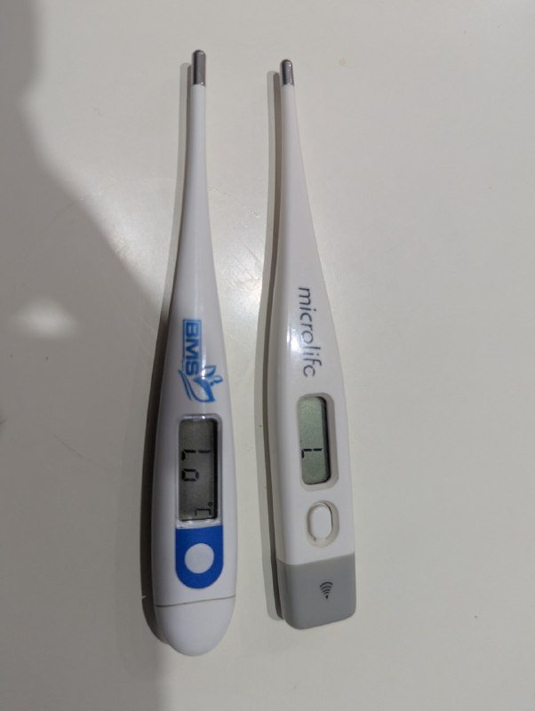Термометры Microlife и BMS, оба швейцарских бренда