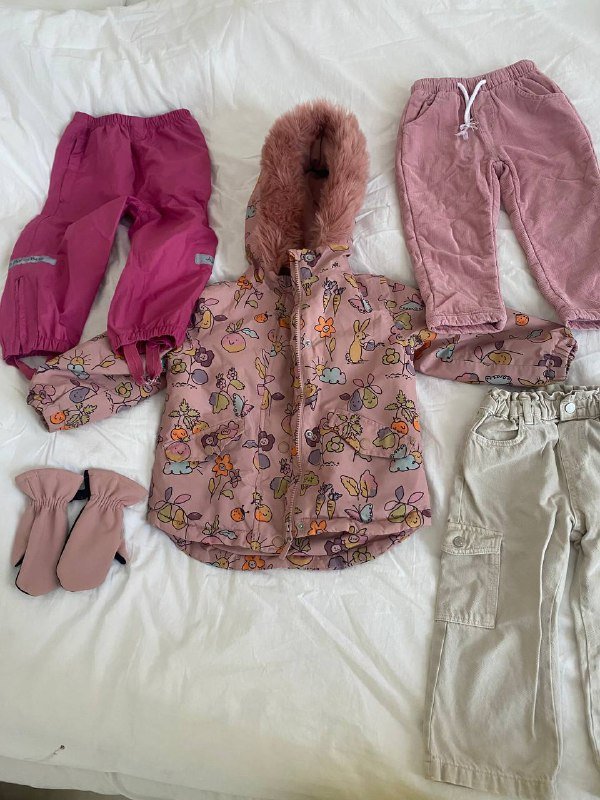 Водонепроницаемая куртка, одежда для девочки 2-3 года
