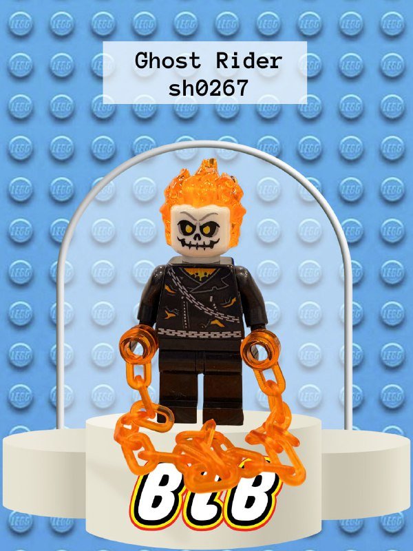 Лего Минифигурки Призрачный гонщик, Штурмовик, Железный человек, Гонщик Феррари, Преступник