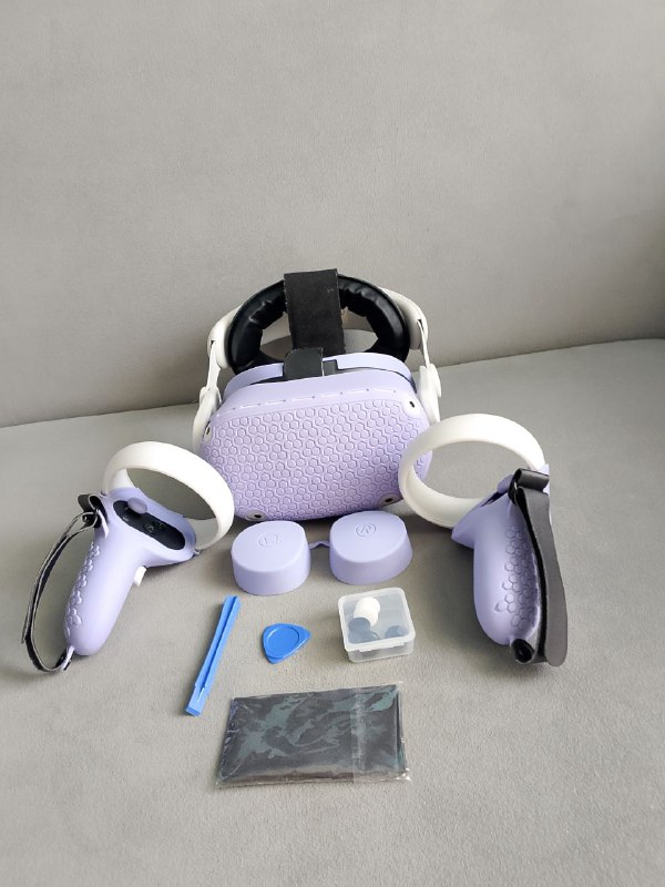 Oculus Quest 2 VR-шлем с контроллерами и аксессуарами
