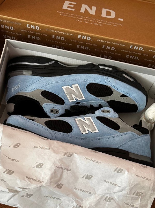 Мужские кроссовки New Balance UK 8.5 голубые