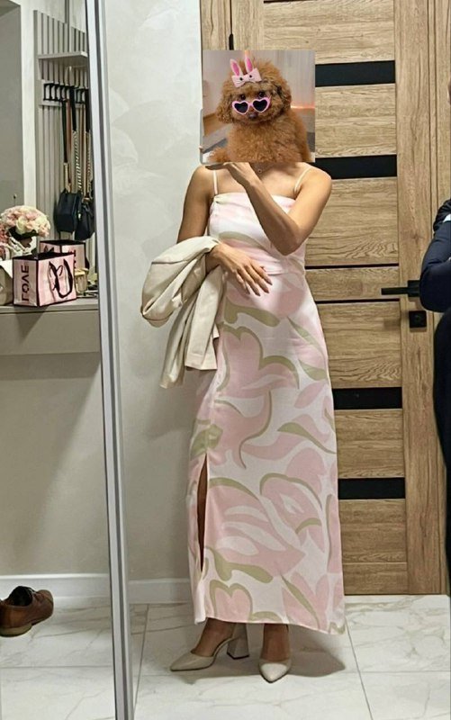 темно-синее шелковое платье, черно-розовое хлопковое платье, светлое нежно-розовое платье 4
