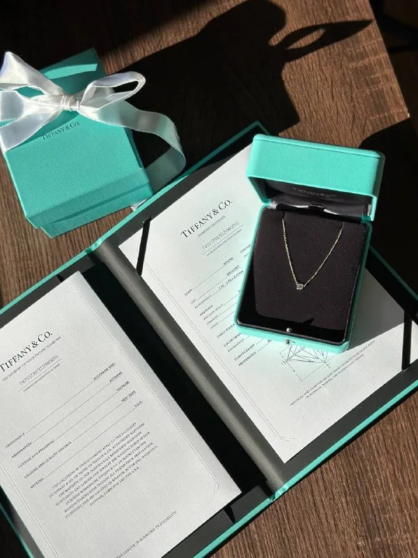 Цепочка Tiffany&Co с бриллиантом 1