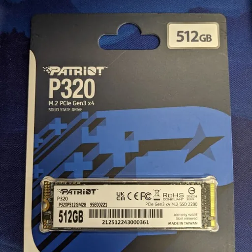 SSD M.2 Patriot P320 512 ГБ