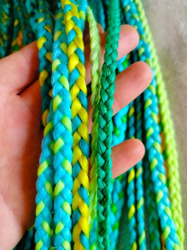 Комплект афрокос из канекалона 60 кос 7