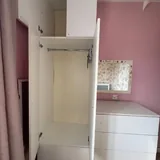 White wardrobe with dresser and mirror 2