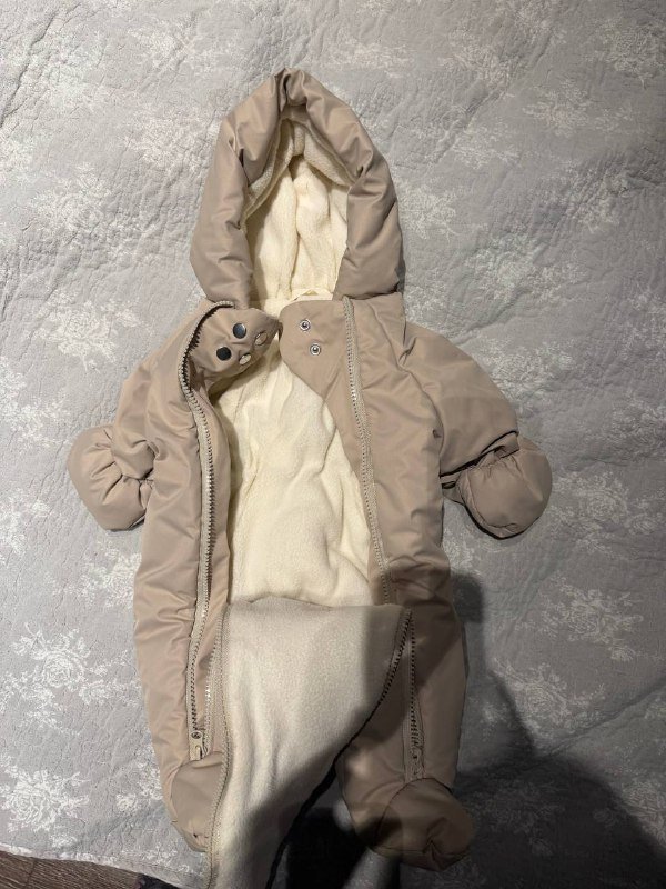 Утепленный комбинезон для новорожденного EKBBABY, размер 56-62