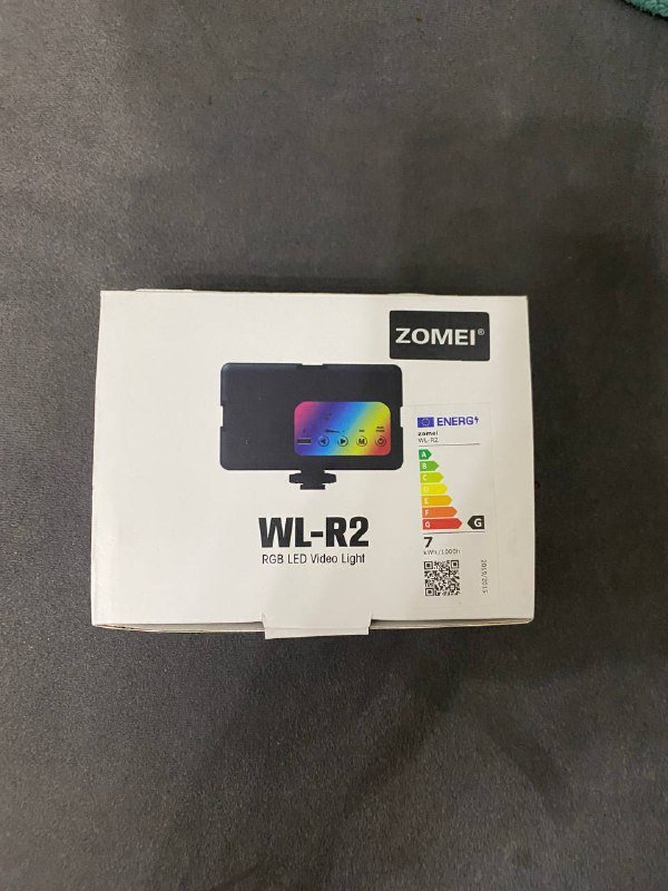Свет для фото и видео ZOMEI WL-R2 RGB видеосвет