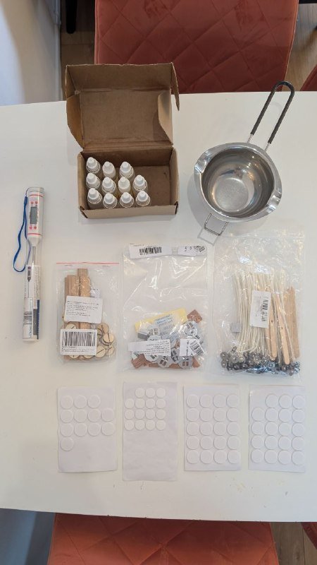 Набор для изготовления свечей, материалы для хендмейда