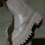 Бежевые и баклажановые сапожки 2