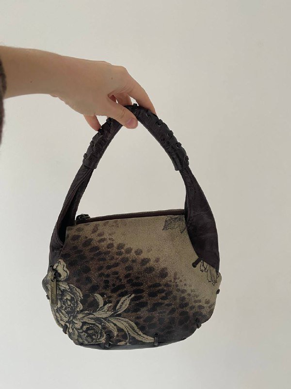 Винтажная сумочка Roberto Cavalli из натуральной кожи 2