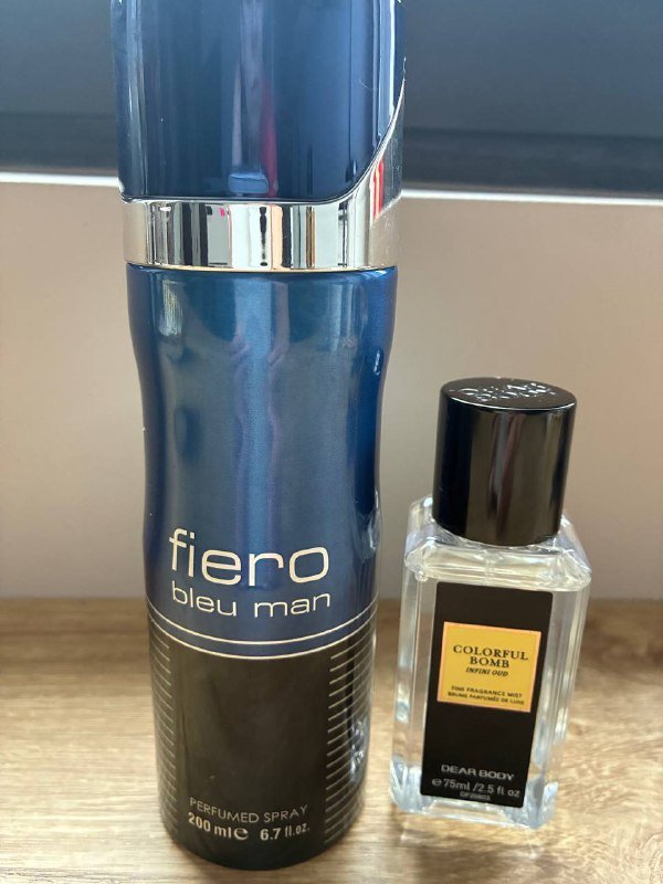 Духи мужские Fiero и Colorful Bomb