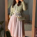 Розовая юбка-солнце H&M 4