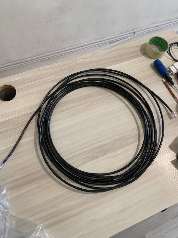 Интернет кабель 10 метров с штекерами Ethernet