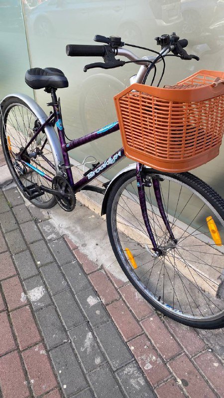 Городской велосипед 28 радиус 15 скоростей Shimano корзинка 3