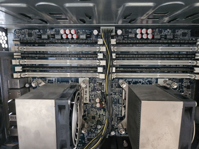 Системный компьютер с двумя процессорами Xeon X5670, 24Gb RAM, AMD карта 5