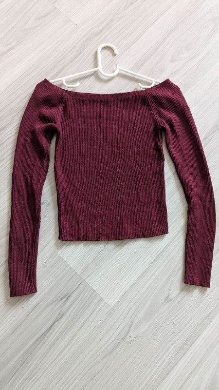 Рубашка вельвет изумрудная, Лонгслив бордо, размер S 2