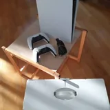 PlayStation 5, 2 джойстика, кабели 3