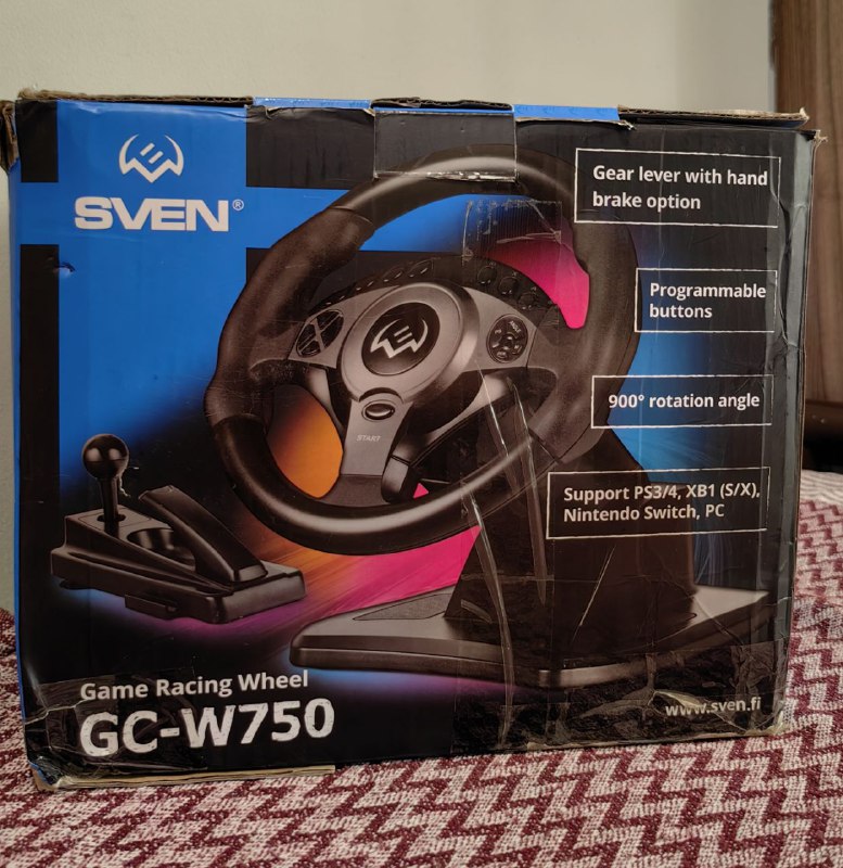Игровой руль Sven GC-W750 3