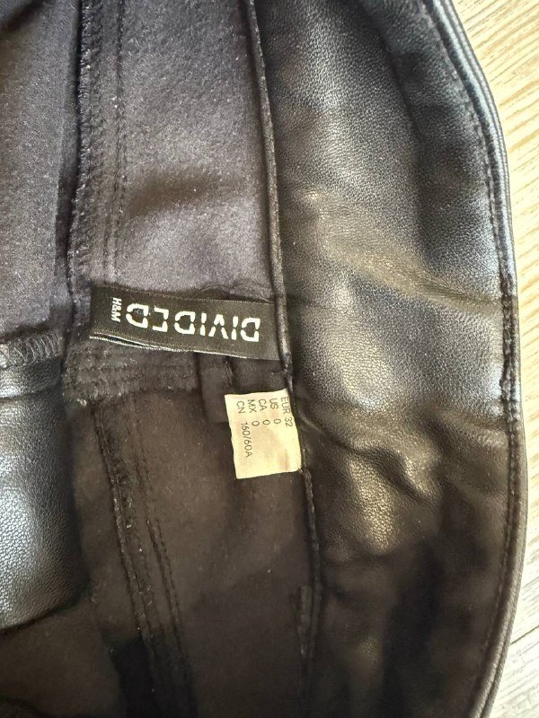 Юбка под кожу H&M 3