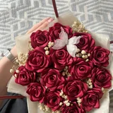 Готовые букеты из ленточек и мыла 1