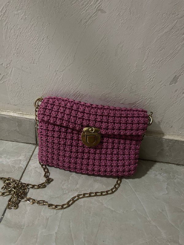 вязаная сумка 3