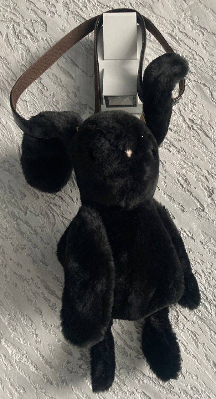 Женский синий рюкзак, Детский бежевый рюкзак, Детский черный плюшевый рюкзак 6