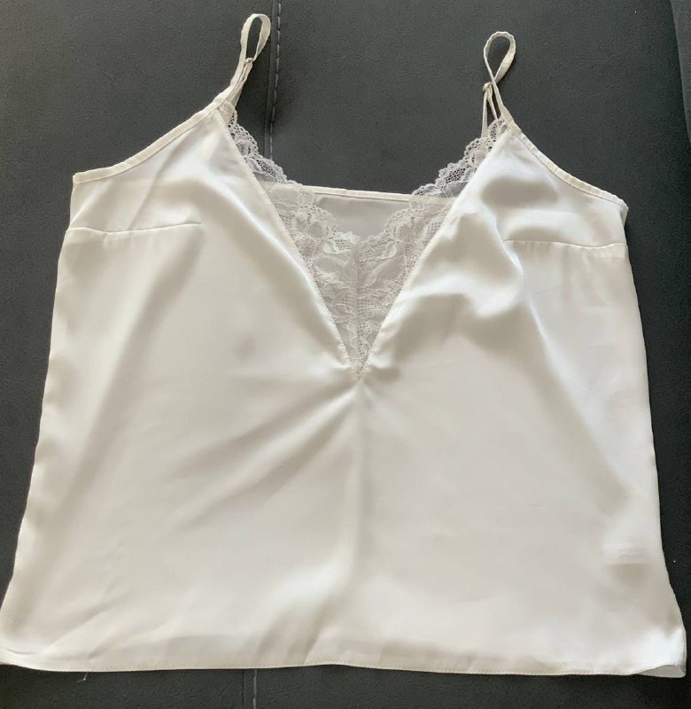 Шелковый комплект пижама и халат белые S/42 3