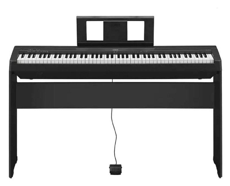 Yamaha P-45 цифровое электронное пианино с деревянной стойкой