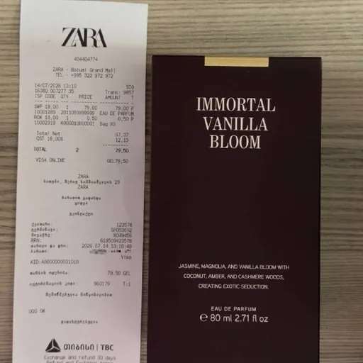 ZARA Immortal Vanilla Bloom