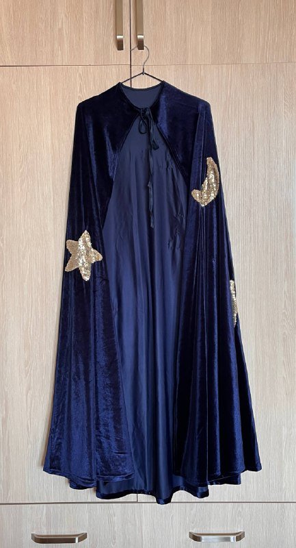 Костюм волшебницы мантия и шляпа 2