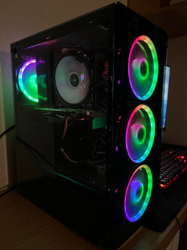 Игровой ПК, монитор, мышь, клавиатура, наушники, кресло 2