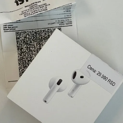 Новые наушники AirPods 4 ANC с шумоподавлением