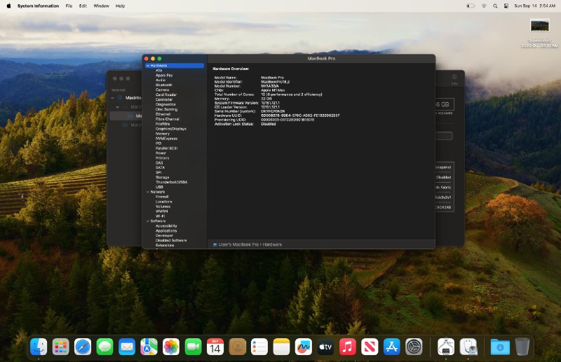 Macbook Pro M1 Max 16 дюймов 32GB 1TB 5