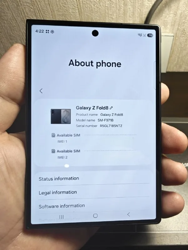 Samsung Galaxy Fold8 256 ГБ 1
